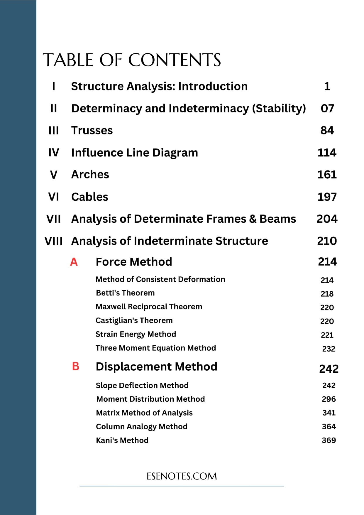 Structure Analysis Notes 2