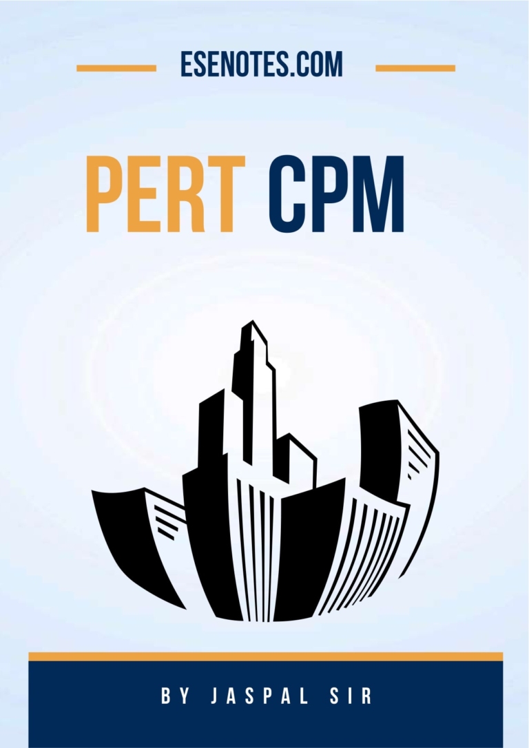[PDF] CPM & PERT Notes By Jaspal Sir