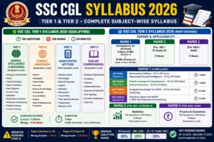 SSC CGL Syllabus 2026