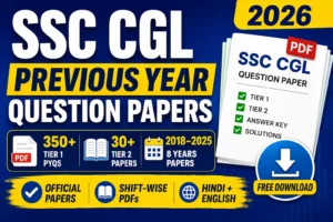 SSC CGL Previous Year Question Paper PDF Download 2026