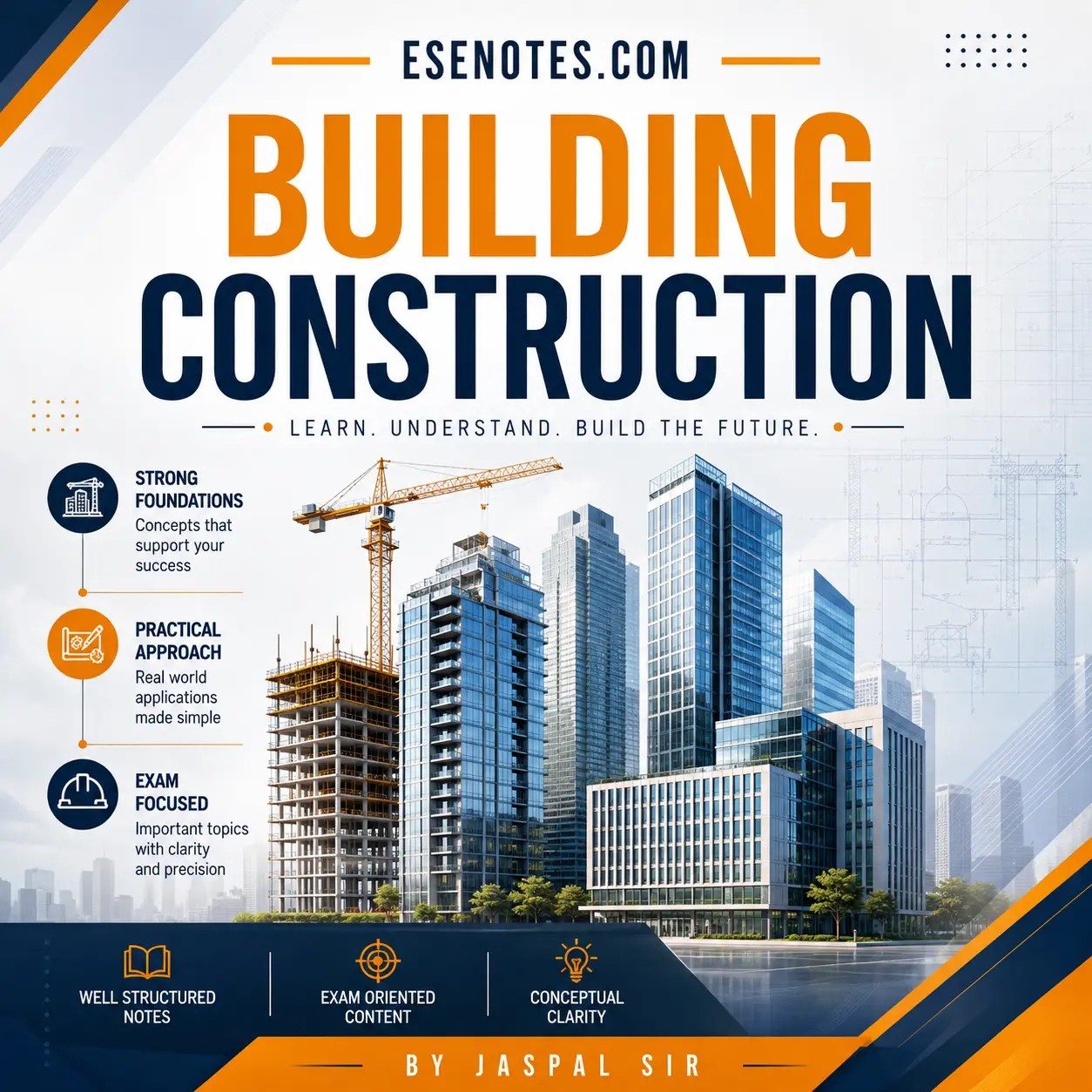 Building Construction Notes PDF By Jaspal Sir