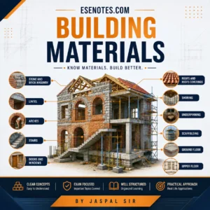 Building Materials Handwritten Notes PDF by Jaspal Sir