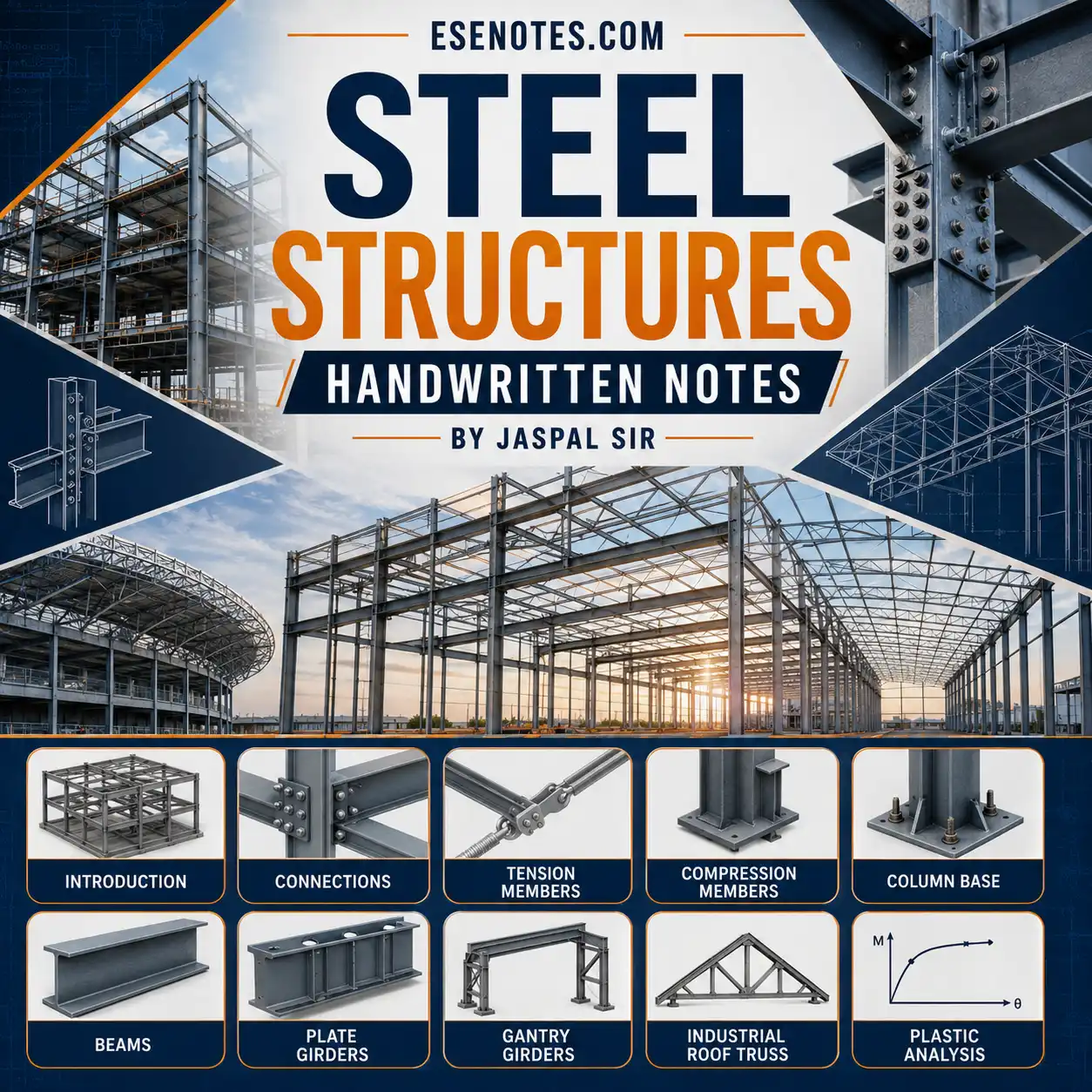 Design of Steel Structures Handwritten Notes