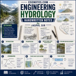 Engineering Hydrology Handwritten PDF Notes