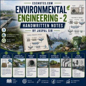 Environmental Engineering - 2 Handwritten PDF Notes
