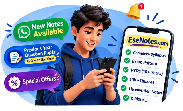 ESENotes community - notes, PYQs, offers